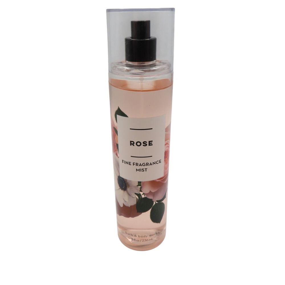 Bath & Body Works Rose Fine Fragrance Mist Body Spray 8 fl oz Floral Scent